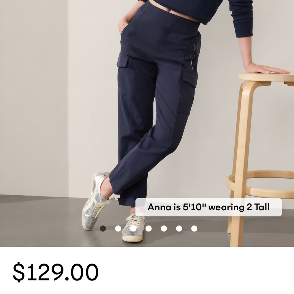 Endless Cargo Pant in Navy Blue ATHELTA 0P NWT